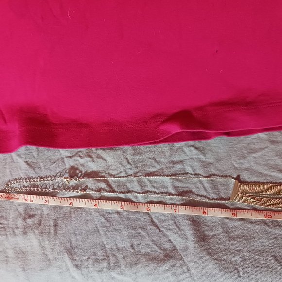 Vintage Sterling Silver Plated Fringe Tassel Necklace - Picture 6 of 8